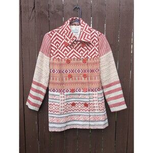 Desigual Natalia Woven Jacket Coat Size 40 Us Small/Medium